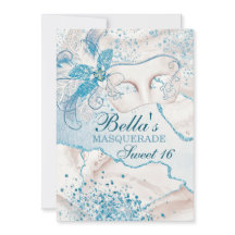 MasqueraFödelsedagsfest inbjudan