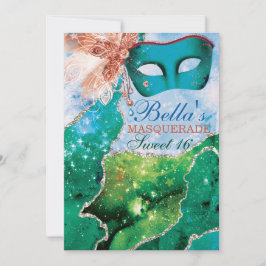 MasqueraFödelsedagsfest inbjudan