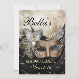 MasqueraFödelsedagsfest inbjudan