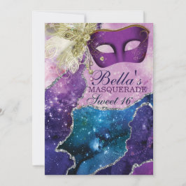 MasqueraFödelsedagsfest inbjudan