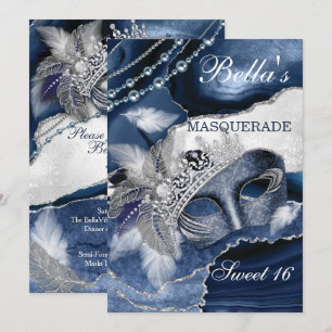 MasqueraFödelsedagsfest inbjudan