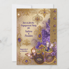 MasqueraGarden Romantik | Möhippan BellaVille Inbjudningar