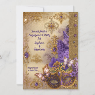 MasqueraGarden Romantik | Möhippan BellaVille Inbjudningar