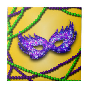 MasqueraLila Mask Kakelplatta