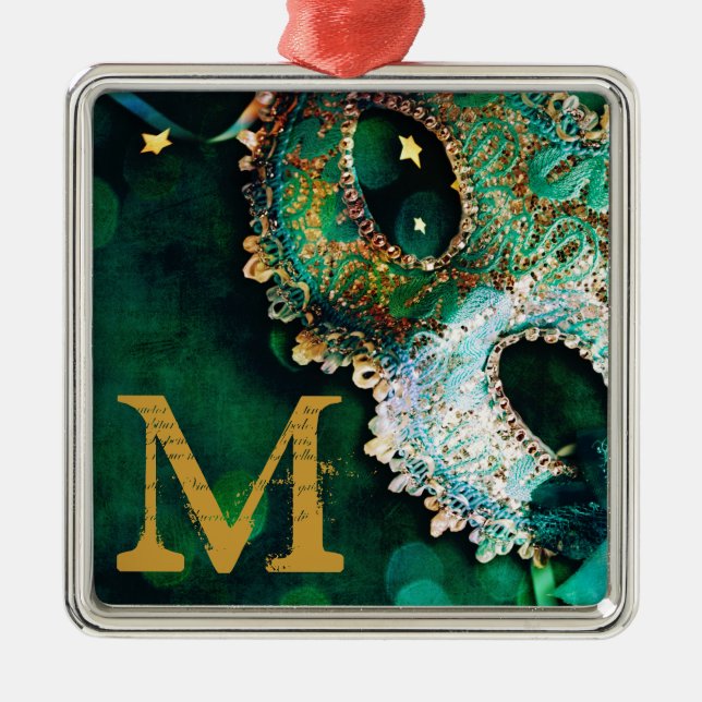 Masqueramask Costume Monogram Initial Ornament (Framsidan)