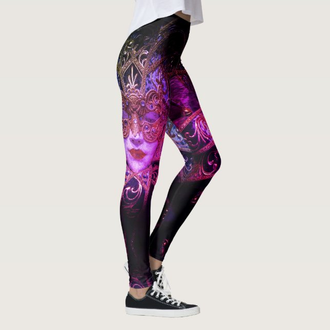 Masqueramask Victorian elegant gothic Leggings (Höger)