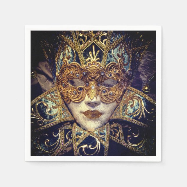 Masqueramask Victorian elegant gothic Pappersservett (Framsidan)