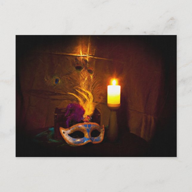 Masqueramask Vykort (Framsida)