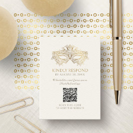 Masqueramasken Quinceanera QR-OSA Tilläggskort