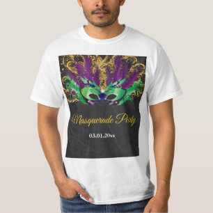 MasqueraParty Magic Night Grönt Lila Guld T Shirt