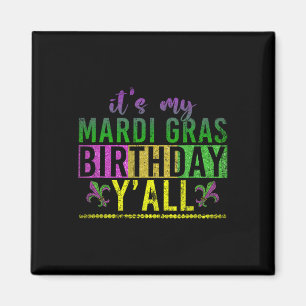 Masquuppad Parad Birthday Celebration Party Mardi Magnet