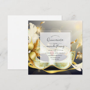Masquuppad Quinceañera-inbjudan Inbjudningar