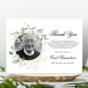 Mass Tack Memorial Greenery för Sympathy Service M Kort