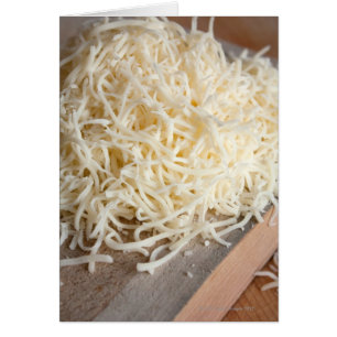 Massa av färsk mozzarellaost. hälsningskort