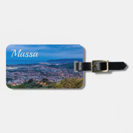 Massa Italien Massa-Carrara Toskana Panorama Bagagebricka