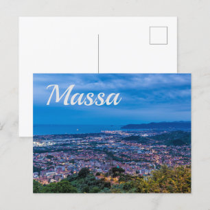 Massa Italien Massa-Carrara Toskana Panorama Helg Vykort