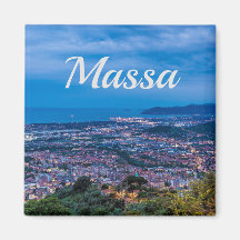 Massa Italien Massa-Carrara Toskana Panorama