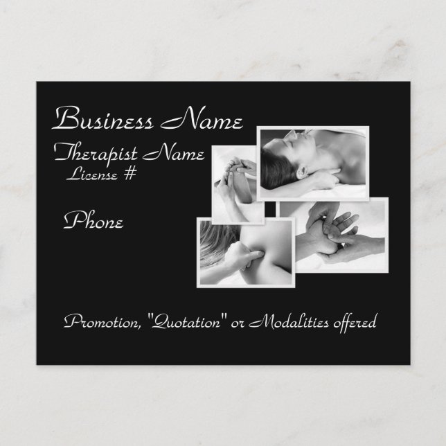 Massa/karosseri - vykort för säljfrämjande åtgärde (Framsida)