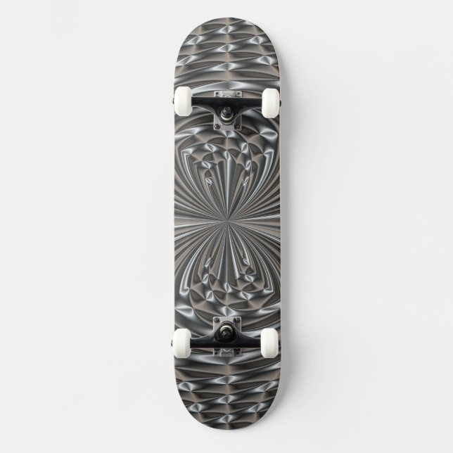 Massa rostfritt stål mini skateboard bräda 18,5 cm (Framsida)