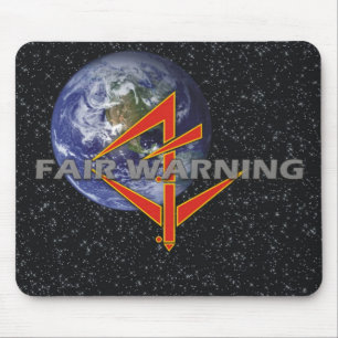 Mässa som varnar Mousepad Musmatta