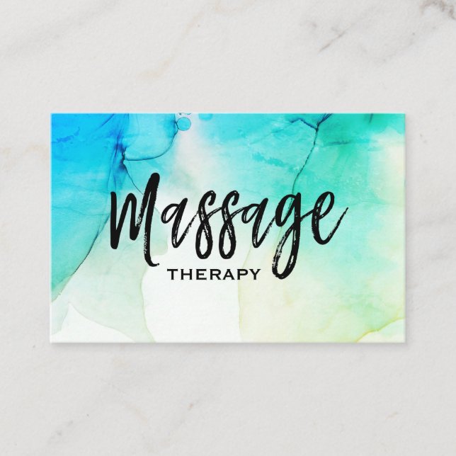 ** Massabehandling Behandling av massabehandling - Visitkort (Framsida)