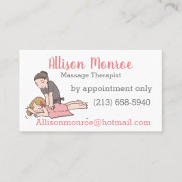 Massabehandling Visitkort