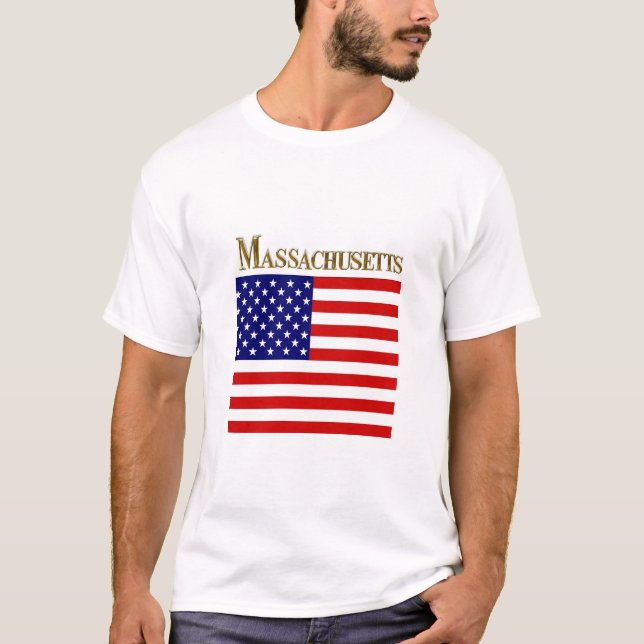 MASSACHUSETTER T SHIRT (Framsida)