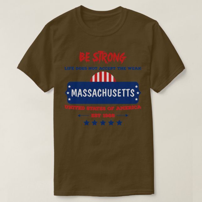 massachusetts10 t shirt (Design framsida)