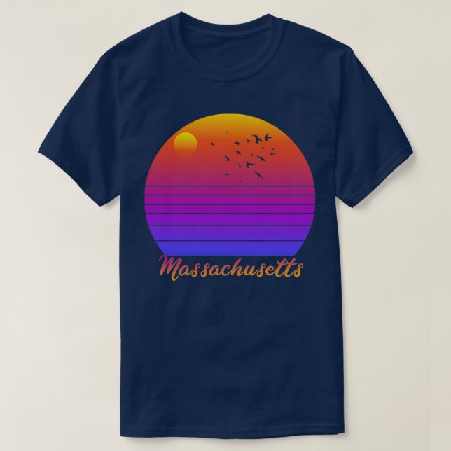 Massachusetts25 T Shirt (Design framsida)