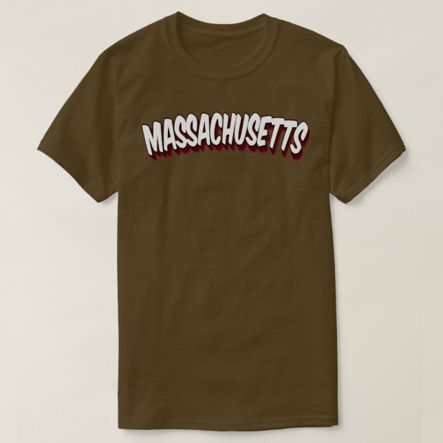 Massachusetts 1 t shirt (Design framsida)