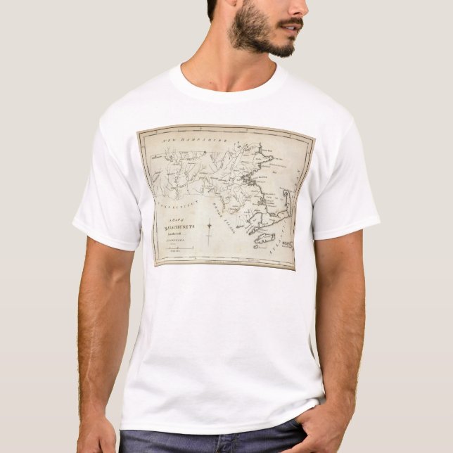 Massachusetts 2 t-shirt (Framsida)