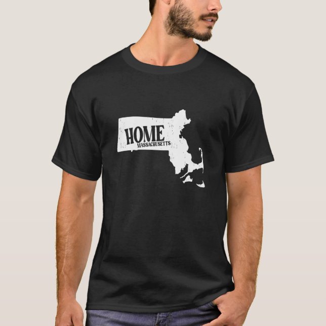 Massachusetts 3 t shirt (Framsida)