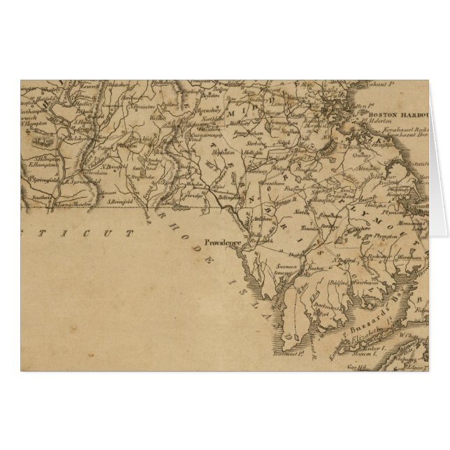 Massachusetts 5 hälsningskort (Framsidan Horizontal)