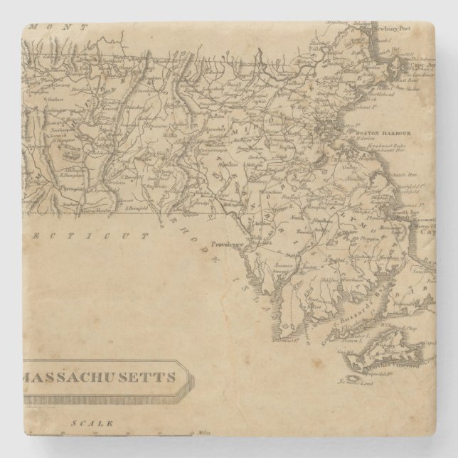 Massachusetts 5 stenunderlägg (Framsidan)