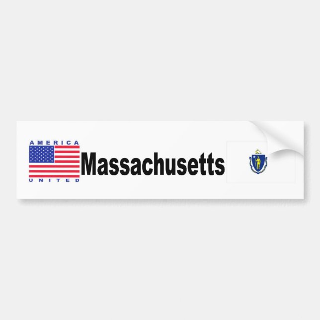 Massachusetts Bildekal (Framsidan)