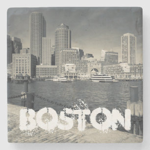 Massachusetts, Boston, Rowe's Wharf byggnader Underlägg Sten