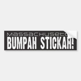 Massachusetts Bumpah Stickah! Bildekal