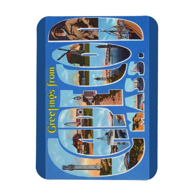 Massachusetts, Cape Cod, Magnet (Vertikal)