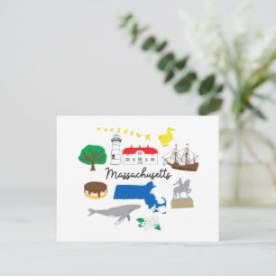 Massachusetts Card Julkort