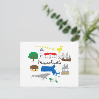 Massachusetts Card Julkort