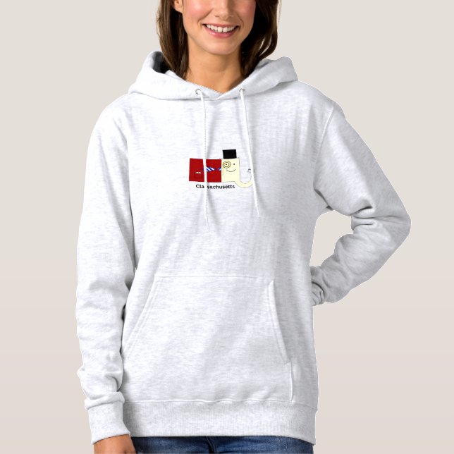 Massachusetts Classachusetts Women's Hoodie T Shirt (Framsida)