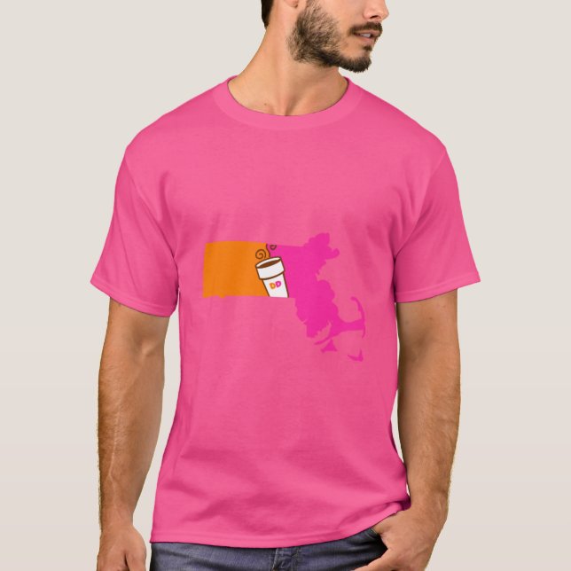 Massachusetts Coffee Active T Shirt (Framsida)