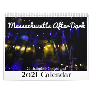 Massachusetts efter Mörk 2021 Kalender