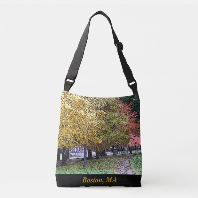 Massachusetts Fall Foliage Axelväska (Framsida)
