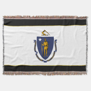 Massachusetts flagga filt