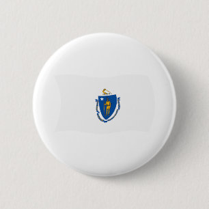 Massachusetts Flagga Knapp