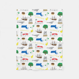 Massachusetts Fleece Blanket