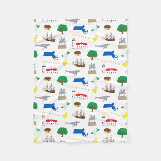 Massachusetts Fleece Blanket (Framsidan)