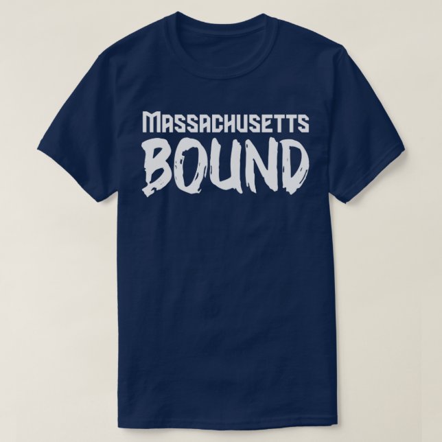 Massachusetts flytta gift t shirt (Design framsida)