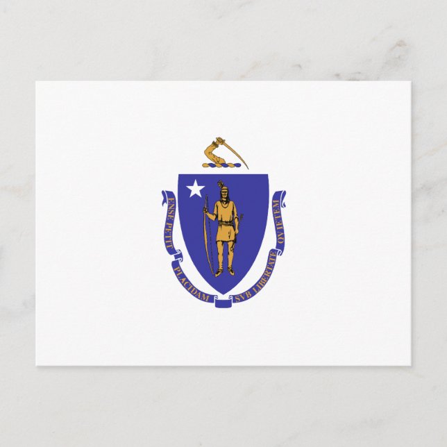 Massachusetts, Förenade Stater Vykort (Framsida)